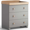 Little Acorns - Classic dresser Grey/Oak Box2