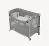 Kubbie sleep - (compact travel cot with drop down side) (Co-sleeper) -Foggy Gray