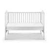 Babylo Ella Deluxe - cot bed White (32mm)