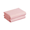 CC Two pack Crib Fitted Sheets Pink 40x94cm Roomie and BabyLo