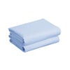 Two pack Crib Fitted Sheets Blue 40x94cm