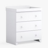 Classic Dresser with changer - White