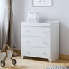 Classic Dresser with changer - White
