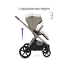SilverCross Cove chassis/Seat Unit/Carrycot and Accessories Champagne
