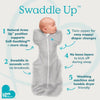 Love To Dream Swaddle Up Small (8-13lbs)1.0TOG White Cloud Bunnies