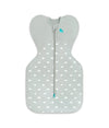 Love To Dream Swaddle Up Medium (13-19lbs) 1.5TOG Light Olive Mini Cloud