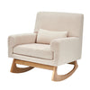 Gaia Serena Rocking/Feeding chair Biscuit Boucle - Oak Legs