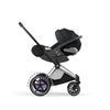 Cybex ePriam Style Frame incl. Seat Hardpart Chrome Brown/chrome