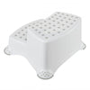 Keeper Double Step Stool - White Star