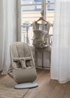 Babybjorn Begin Bouncer Brushed Woven Sand Grey