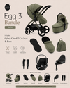 Egg 3 Bundle with Cybex Cloud T Car Seat & Base