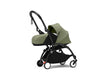 Stokke YOYO³ Pushchair Frame, Newborn Pack and 6+ Colour Pack Black/Olive