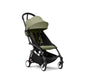 Stokke YOYO³ Pushchair Frame, Newborn Pack and 6+ Colour Pack Black/Olive