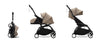 Stokke YOYO³ Pushchair Frame, Newborn Pack and 6+ Colour Pack Black/Taupe