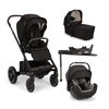 Nuna Mixx Next Pram with Nuna Arra Flex Car Seat & Curv Base Caviar