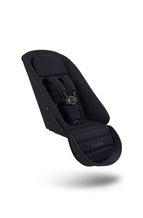 iCandy Peach 7 Black 2nd Seat Fabric Tony Kealys UK